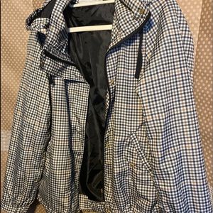 Plaid Rain Jacket